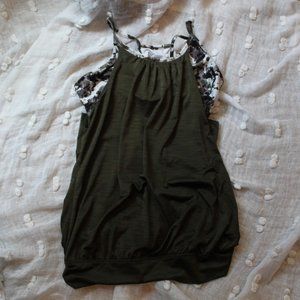 Old Navy ACTIVE Army Green Workout top